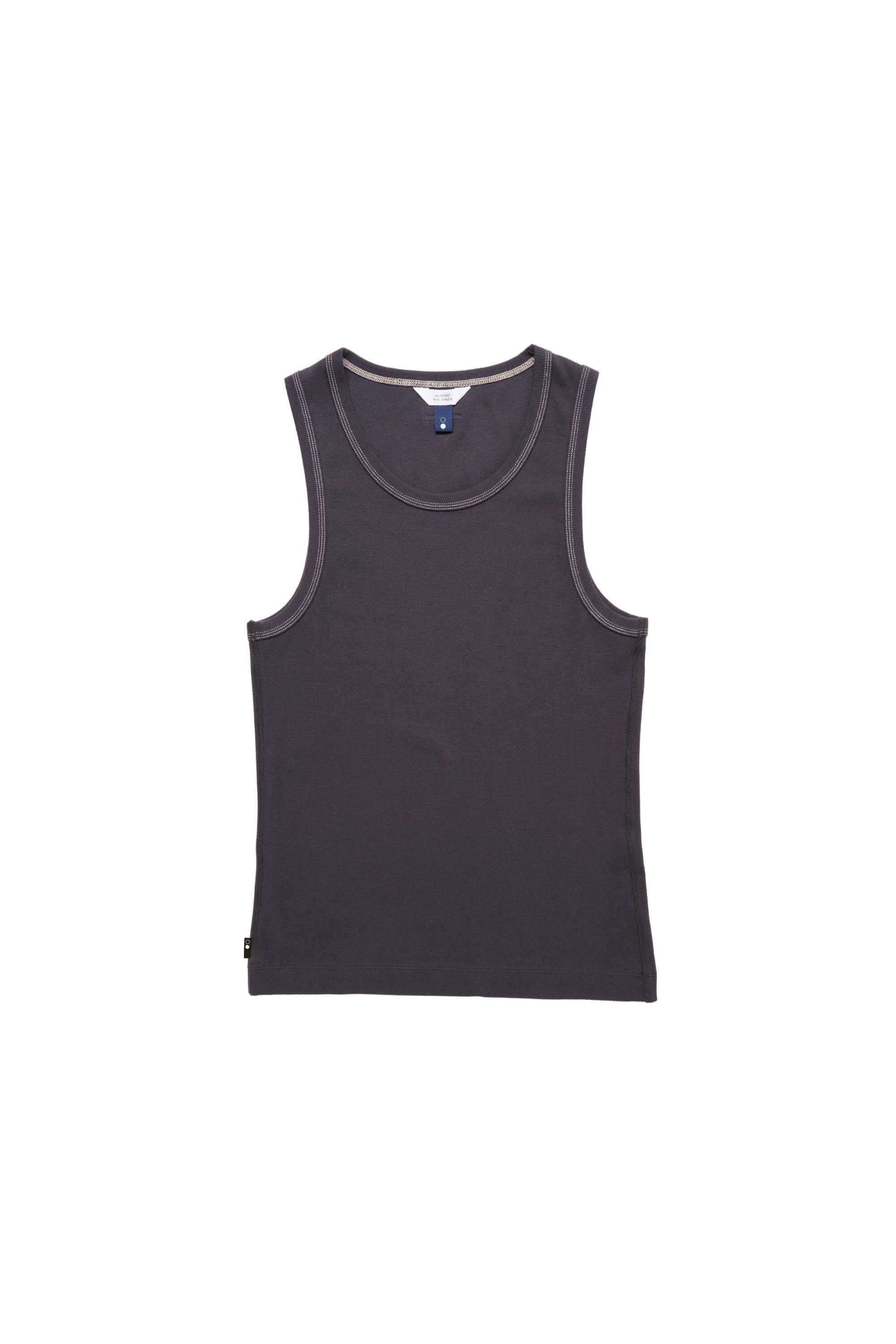 Contrast Ribbed Tank Top Beyond The Vines