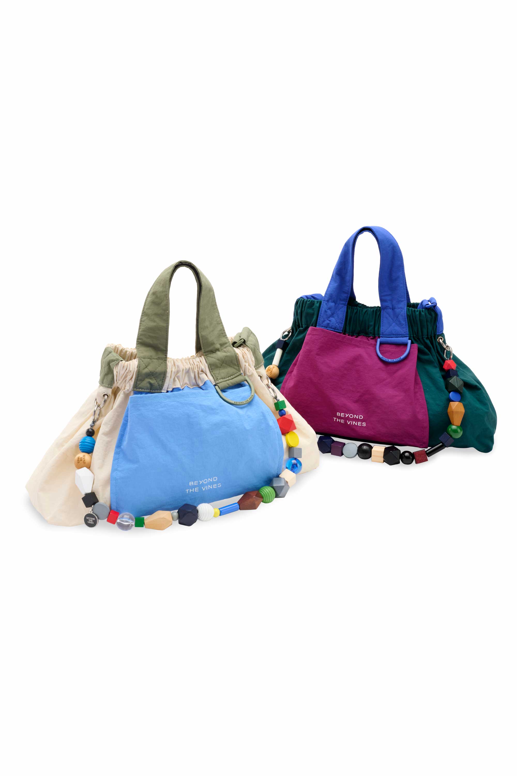【BEYOND THE VINES】Colourblock Micro Dumpling   Doodle Set Colourblock Micro Dumpling with Doodle Set | Beyond The